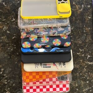 iPhone 12 Pro Max cases. Some maybe 13 pro max I just know they all fit my 12
